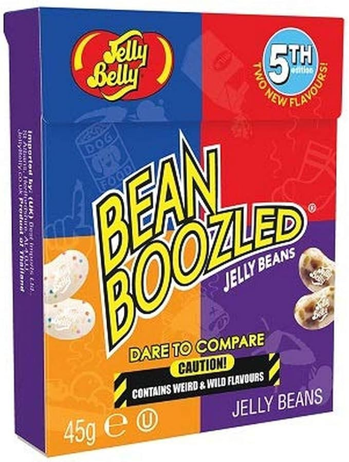 Jelly Belly 1.6oz BeanBoozled Jelly Bean Flip Top Box-24 count | Amazon (UK)