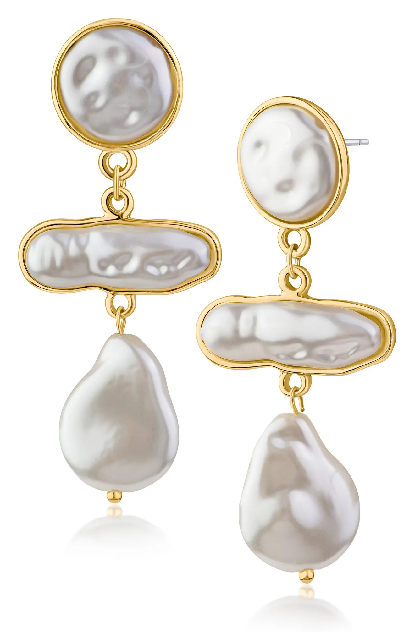 Faux Pearl Tiered Drop Earrings (Women) | Nordstromrack | Nordstrom Rack