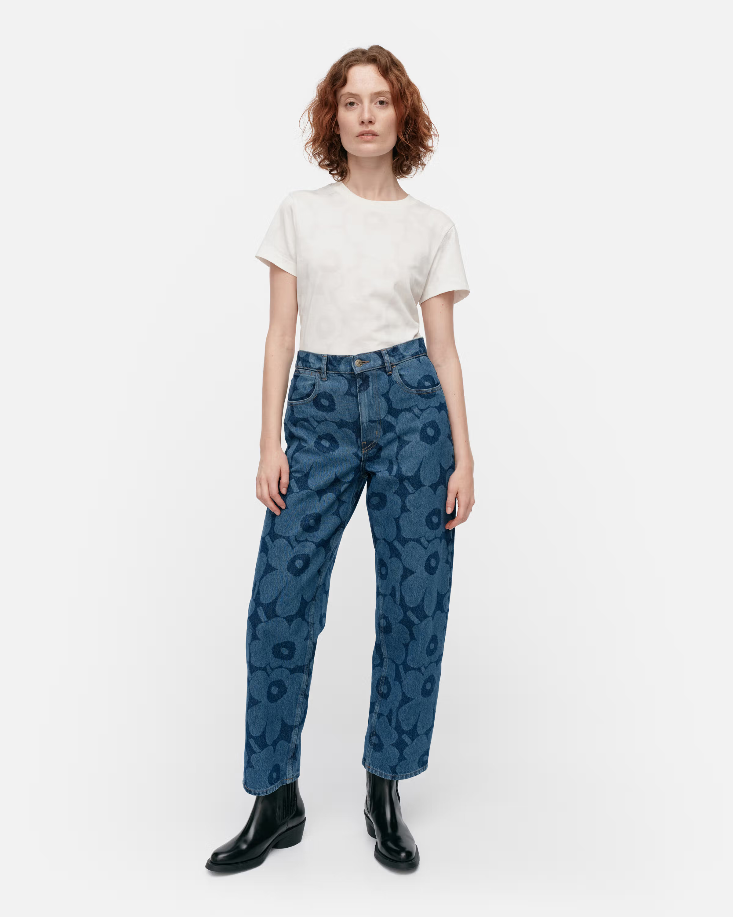 Maridenim Barrel Unikko Jeans | Marimekko | marimekko