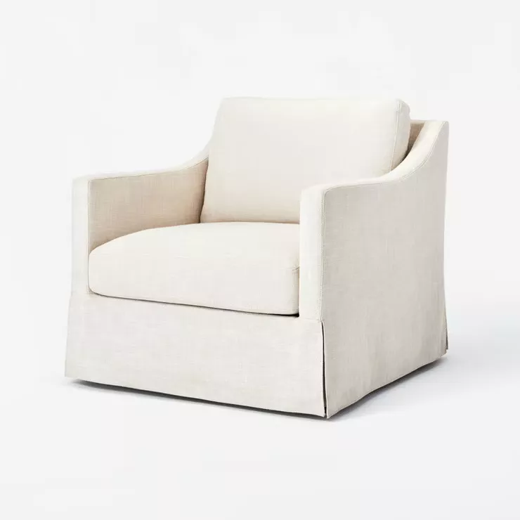 Melvin swivel outlet slope arm chair