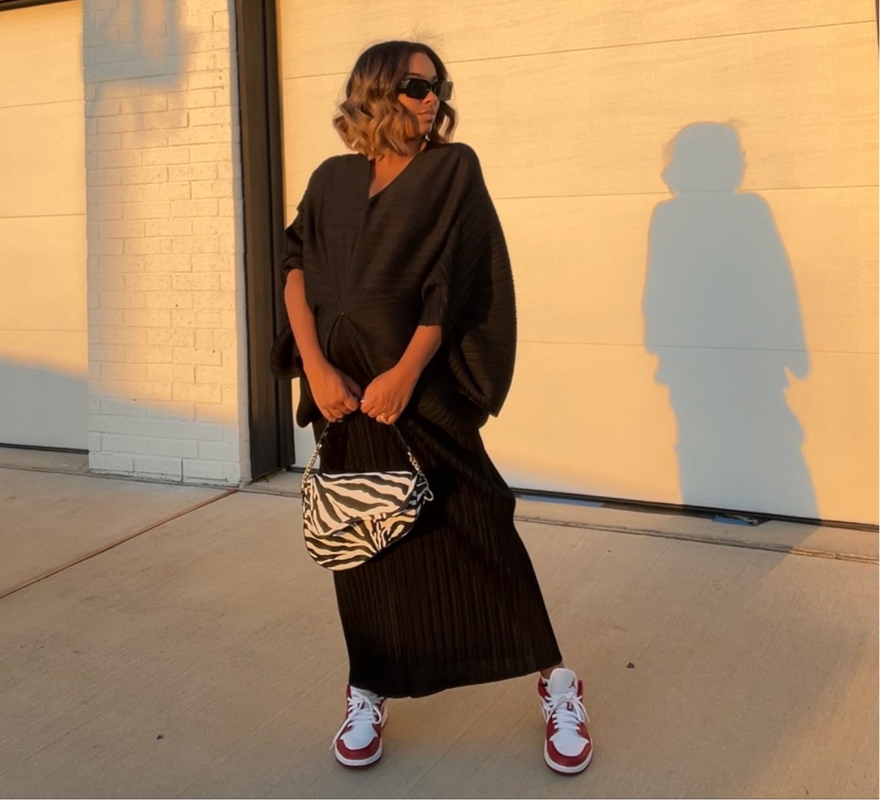 Fashion but make it #maternity ✨🥰 one of my favorite dresses EVER - I’ve bought it twice in two different colors and will probably grab another 😂 it’s from @terrelldominick ✨ shoes are @jumpman23 + purse is @asos design 🖖🏽 everything is linked in my LTK shop too! #ltkbump #ltkstyletip 

#LTKfit