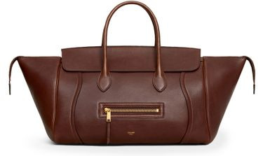 Medium new luggage in supple shiny lambskin | 24S US