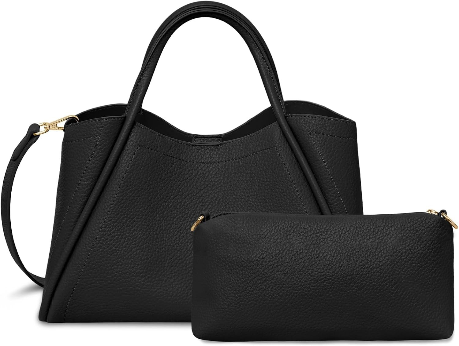 Omanmoli Leather Purses for Women Handbags Shoulder Top Handle Satchel | Amazon (US)