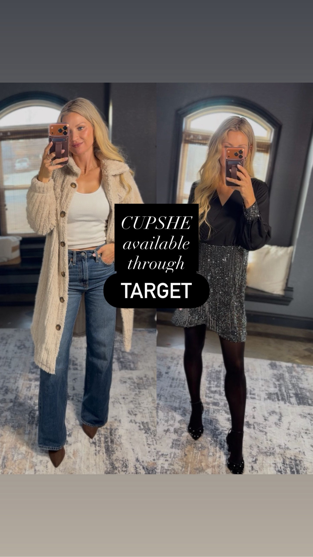 Loving that I can get CUPSHE through Target 

Dress size small
Coat size small
Jeans size 24

#LTKgrwm #LTKHoliday #LTKootd