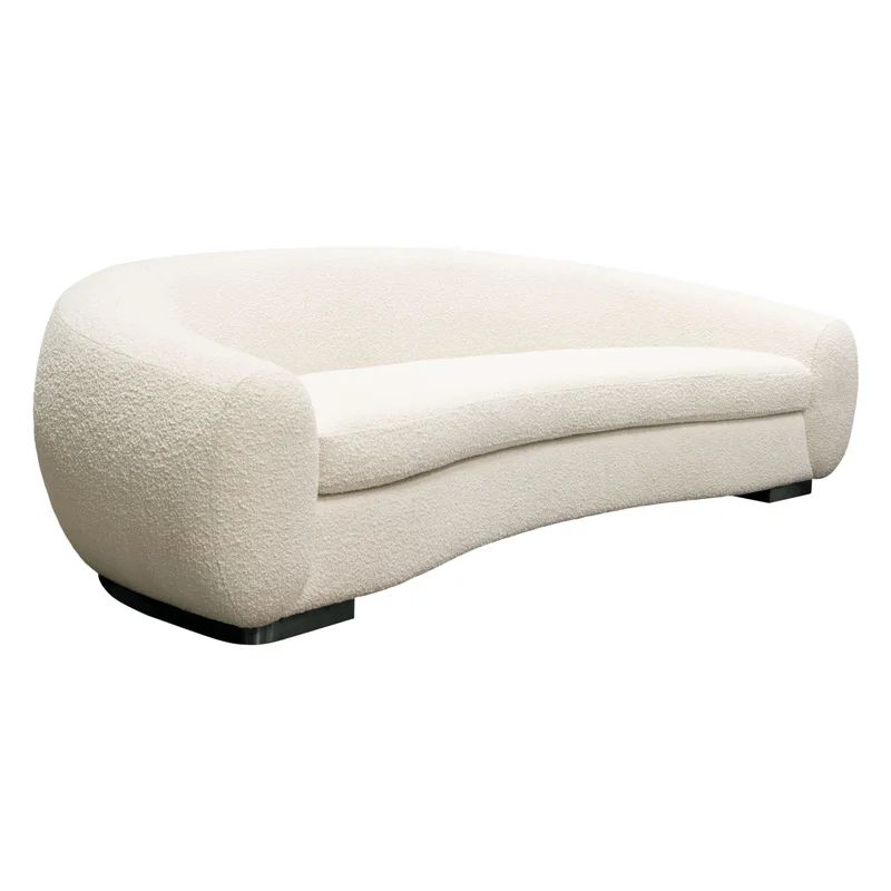Pascal 97" Wide Round Arm Curved Sofa | Wayfair North America