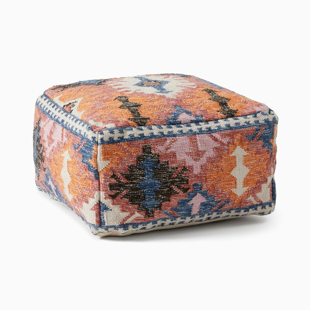 Framed Arrows Pouf | West Elm (US)