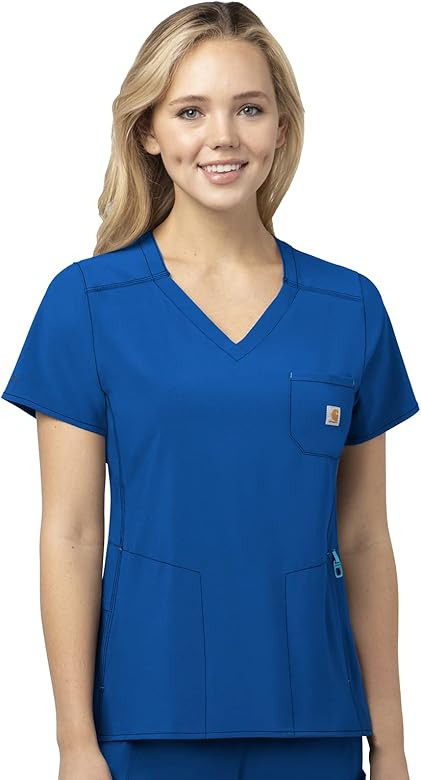 Carhartt Women's Modern Fit Chest Pocket Top | Amazon (US)