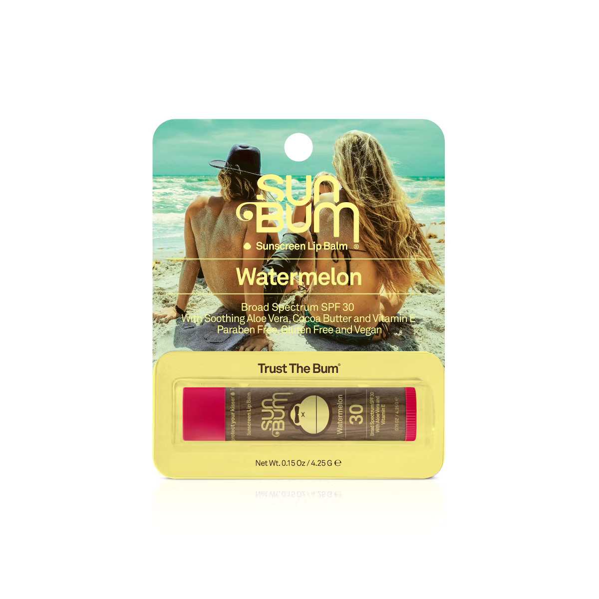 Sun Bum Watermelon Lip Balm - SPF 30 - 0.15oz | Target