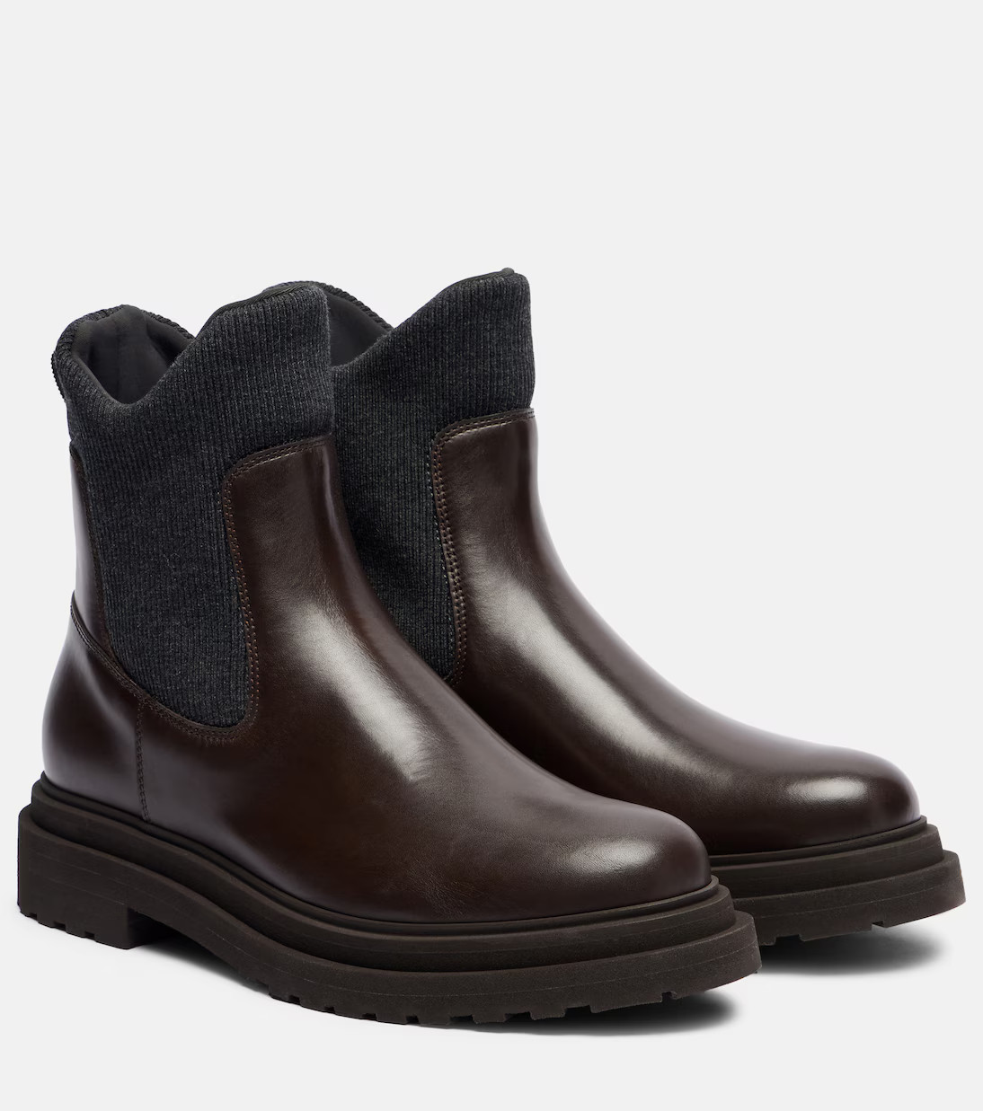 Leather sock boots | Mytheresa (US/CA)