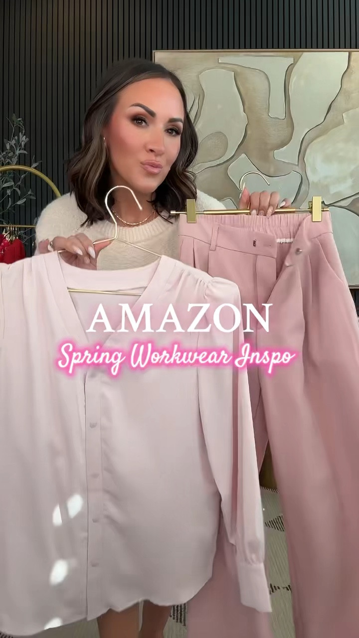 Amazon spring workwear 🌸

Sharing this chic & comfy look that’s perfect for the office or meetings! Everything is linked for you to shop.

Details:
5’2” / 130 lbs / 34DD / 25” waist
Wearing: S top / XS pants

#AmazonStyle #PetiteFashion #SpringWorkwear #PetiteStyle #AmazonFinds #Affliate #FashionOver40 #OOTD

#LTKFindsUnder100 #LTKStyleTip #LTKOver40