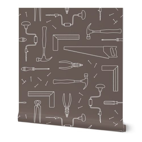 carpenter tools | Spoonflower | Spoonflower