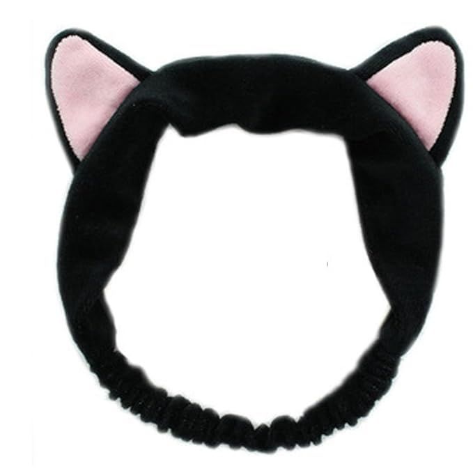GEOOT Makeup Cat's Ear Hair Band (Black) | Amazon (US)
