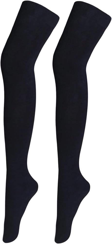 Bestjybt Women Long Thigh High Socks Cotton Warm Over the Knee Socks Knee High Boot Stockings Leg... | Amazon (CA)