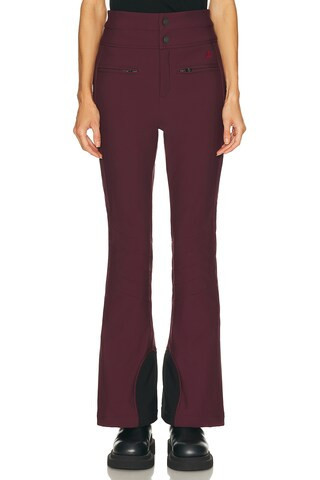 Perfect Moment Aurora High Waist Flare Ski Pant in Burgundy - Burgundy. Size XL (also in M, L). | FWRD 