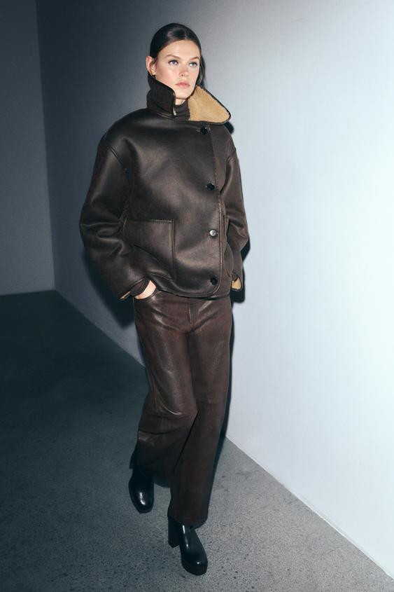 ZW COLLECTION DOUBLE-FACED JACKET | Zara UK