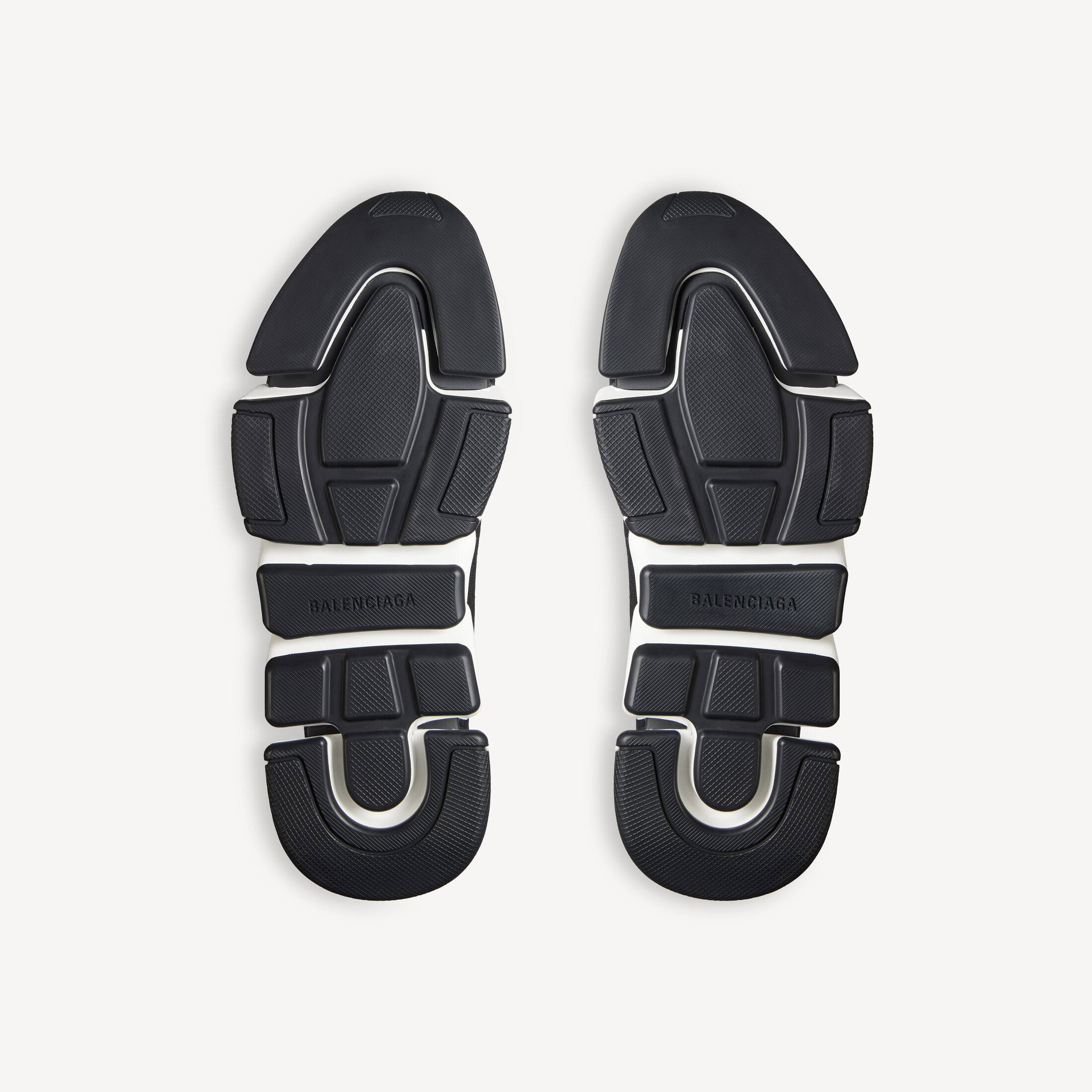 Men's Speed 2.0 Recycled Knit Trainers in Black/white | Balenciaga
