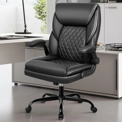 Ergonomic Faux Leather Home Office Chair | Wayfair Professional