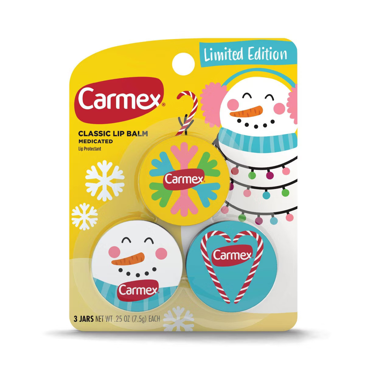 Carmex Original Limited Edition Lip Balm Jars - 3pk | Target