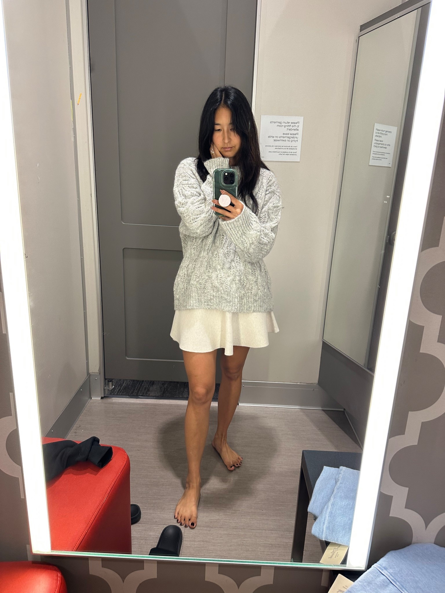 Just bought both of these pieces. Waiting for the sweater to go on sale for a price match. Both are blanket soft and so comfy. I made sure to get the sweater in a M so it was slightly oversized. The skirt is comfy at a size XS (TTS). #targetstyle

#LTKStyleTip #LTKSeasonal #LTKSaleAlert