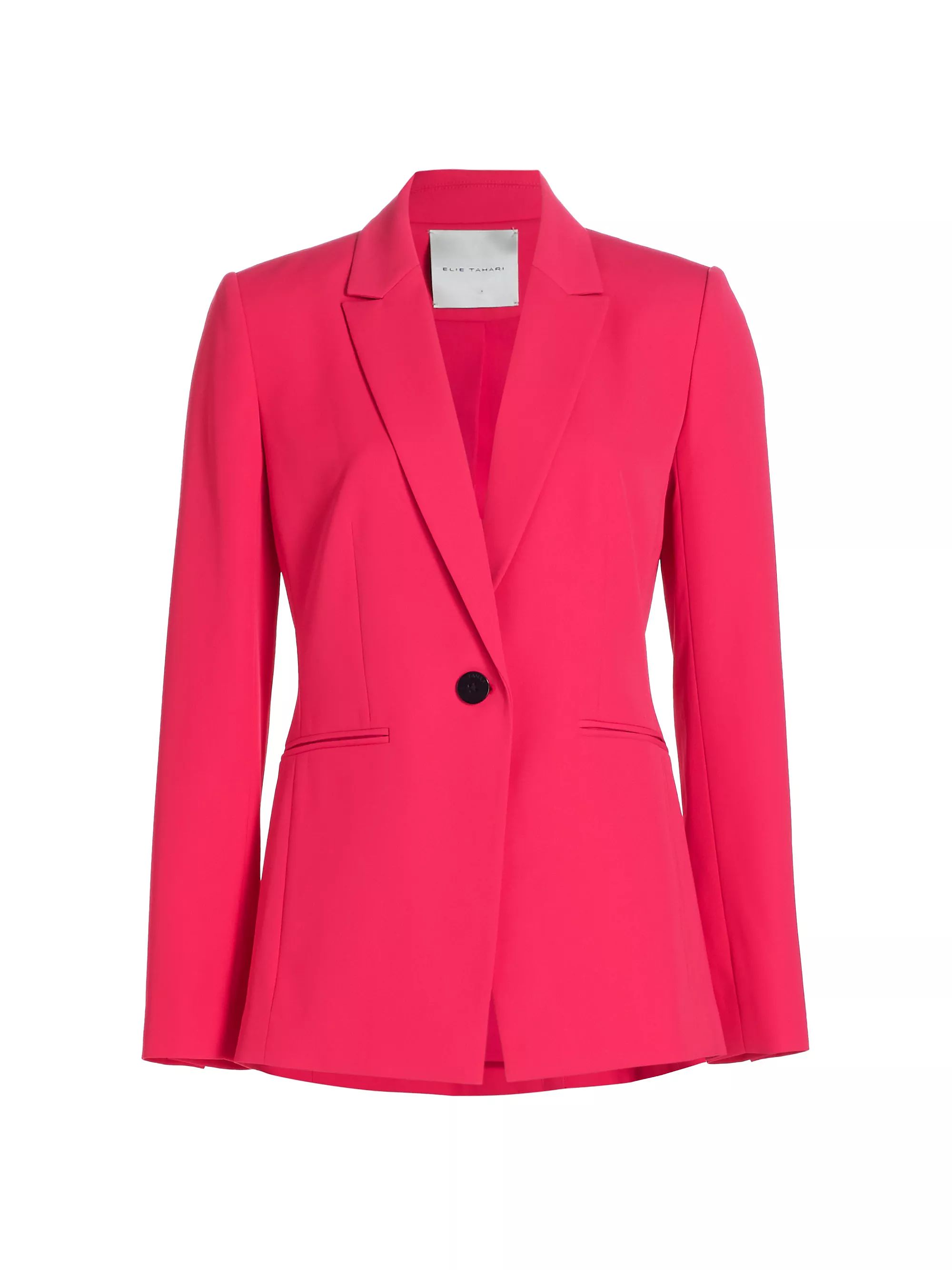 Jaipur PinkAll BlazersElie TahariThe Tiffany Tailored Blazer$395SELECT SIZE Free Shipping on $20... | Saks Fifth Avenue
