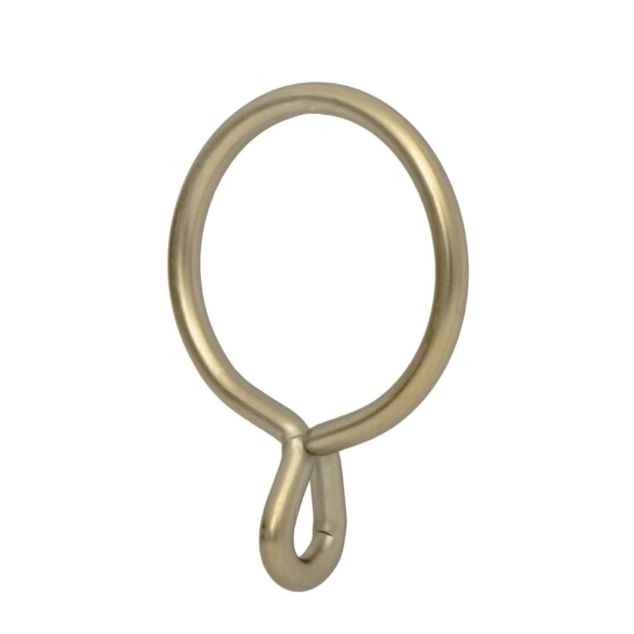 Ivilon Drapery Eyelet Curtain Rings - 1.7" Ring for Curtain Hook Pins, Set of 14 - Warm Gold | Amazon (US)