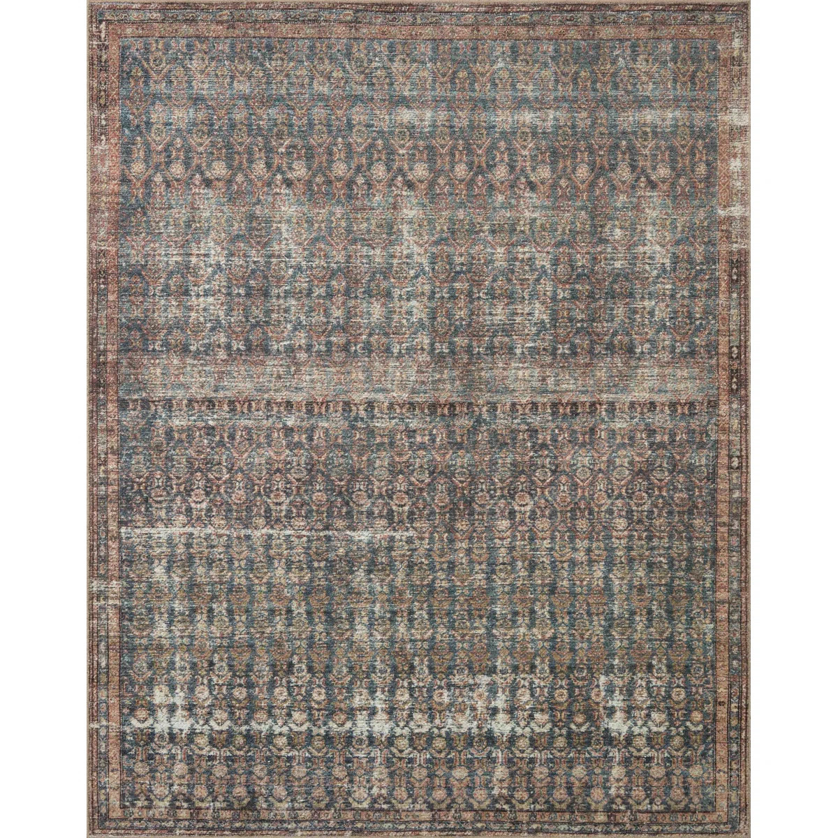 Amber Lewis x Loloi Billie Ocean / Brick Area Rug | Wayfair North America