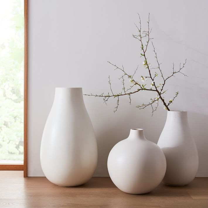 Oversized Pure White Ceramic Collection | West Elm (US)