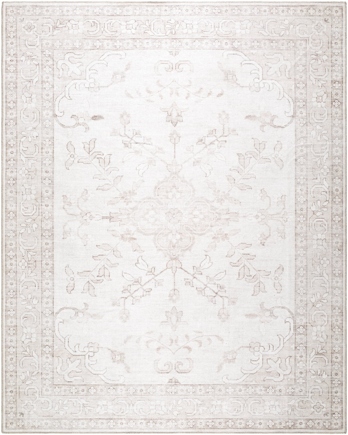 My Texas House Back to Campus Pearl 7'10" x 10' Washable Area Rug | Walmart (US)