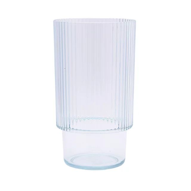 Better Homes & Gardens 21-Ounce Tritan Tall Ribbed Tumbler, Clear | Walmart (US)