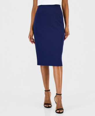 Women's Below-the-Knee Stretch Pencil Skirt, Regular & Petite Sizes | Macy's