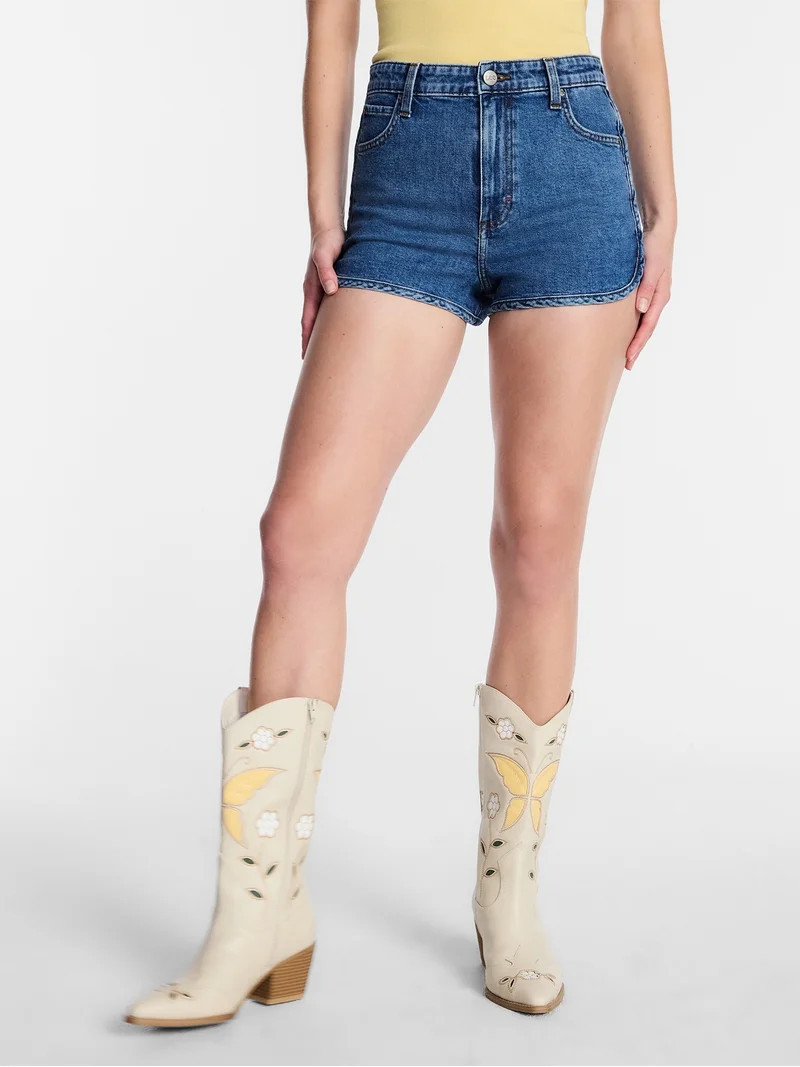 Kacey Lee Women's High Rise Shorts, Sizes 0-18 | Walmart (US)