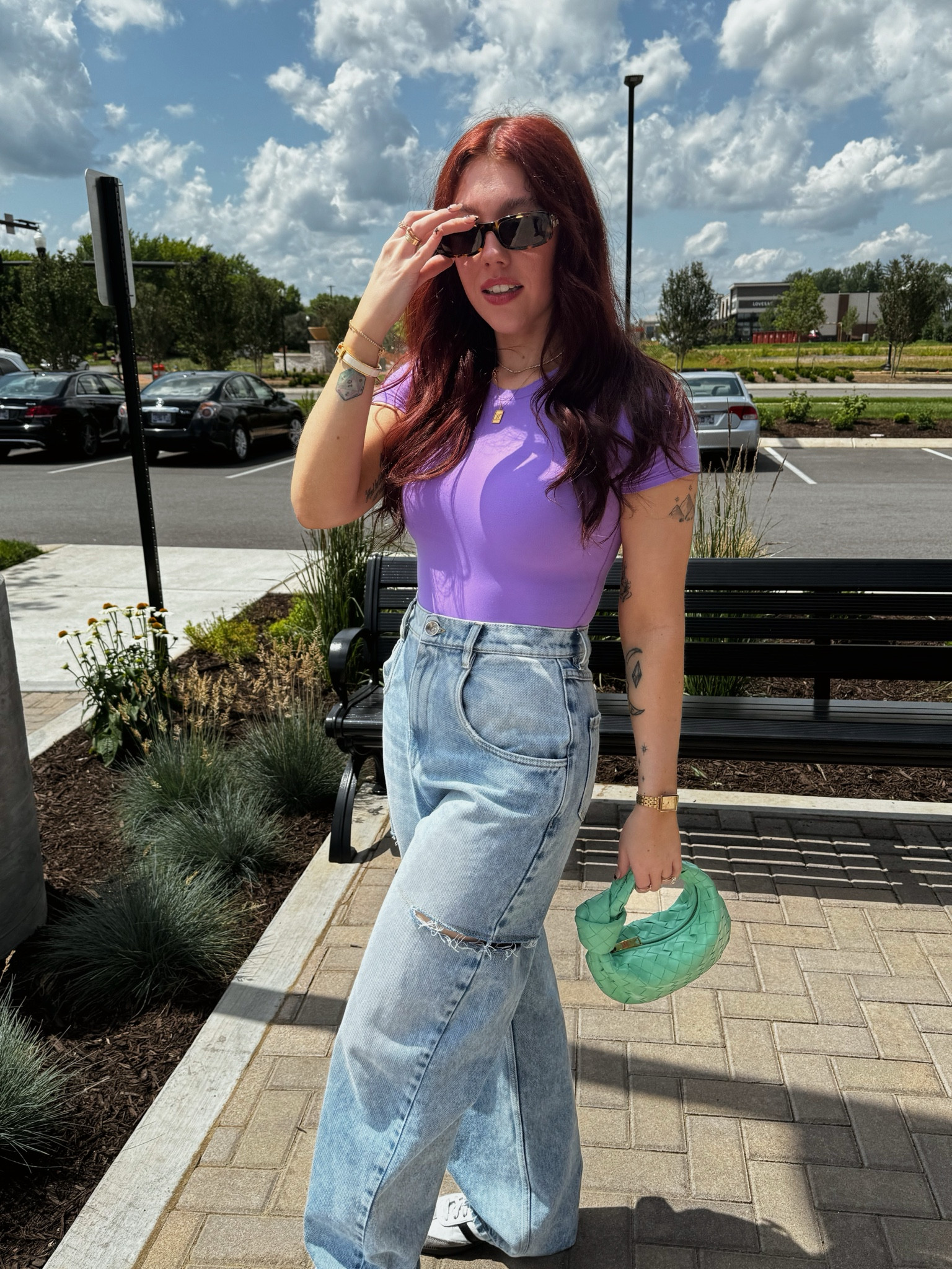 Spring Pops of color 💜

#LTKStyleTip #LTKFindsUnder100 #LTKSeasonal