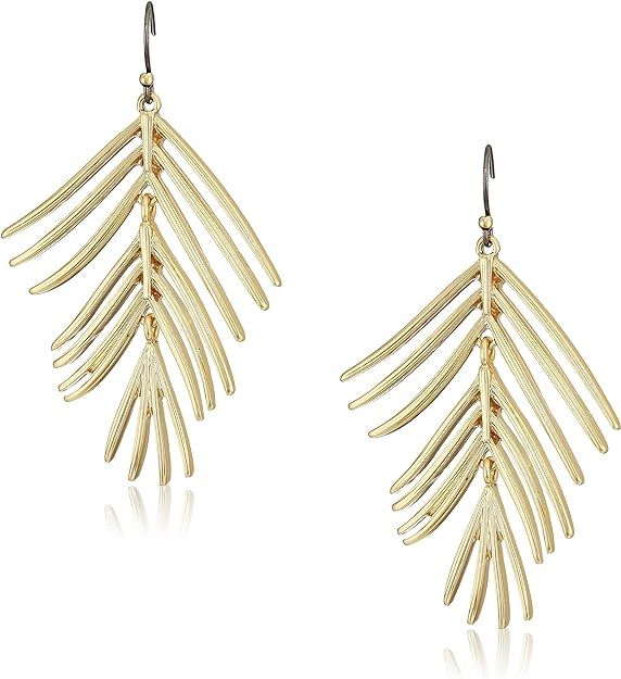 Lucky Brand Palm Leaf Drop Earrings | Amazon (US)