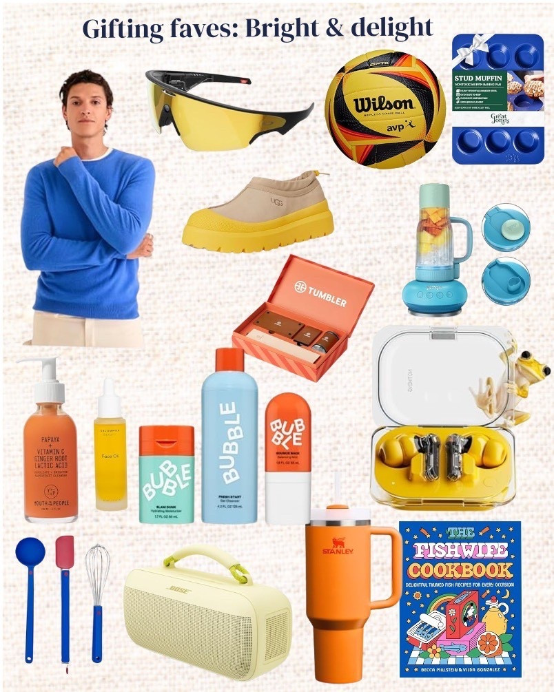 Gifting Faves: Bright & Delight 💛
A cheerful roundup of sunny gifting picks — cozy UGGs, bold Stanley, colorful skincare, kitchen must-haves, tech + home essentials.
Shop everything below for easy gifting 🌟

bright gifts, yellow gift ideas, holiday finds, Stanley cup, cozy picks, skincare gifts.

#LTKHoliday #LTKGiftGuide #LTKCyberWeek