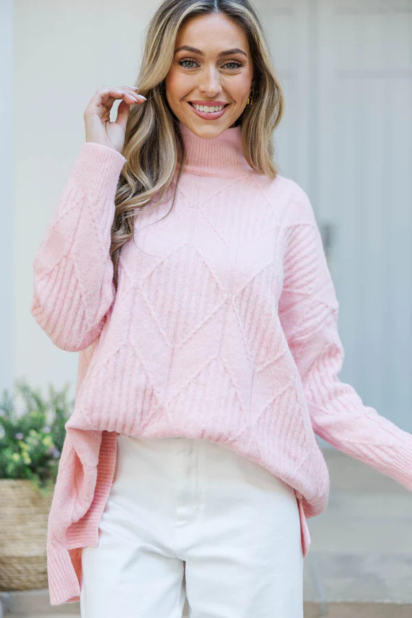 Walk The Walk Blush Pink Sweater | The Mint Julep Boutique