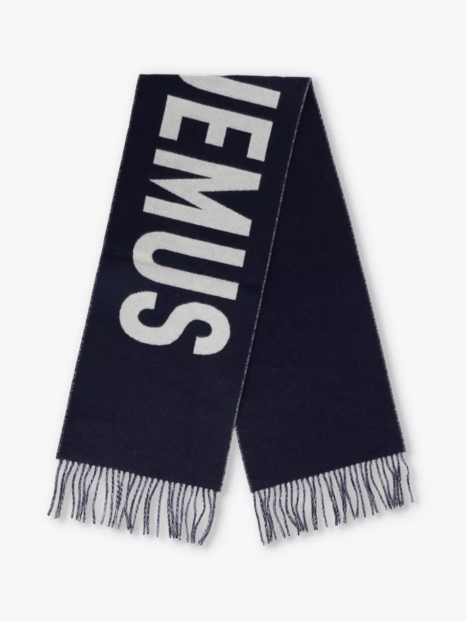 L'echarpe wool-knitted fringed scarf | Selfridges
