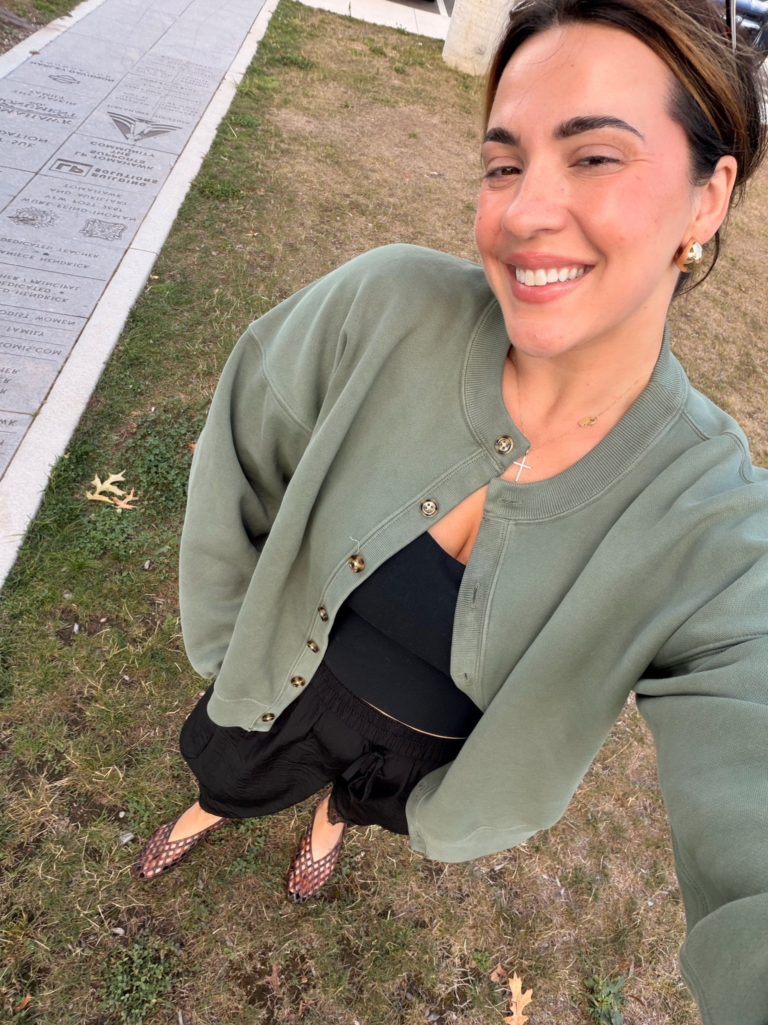 Easy early fall outfit! All size L