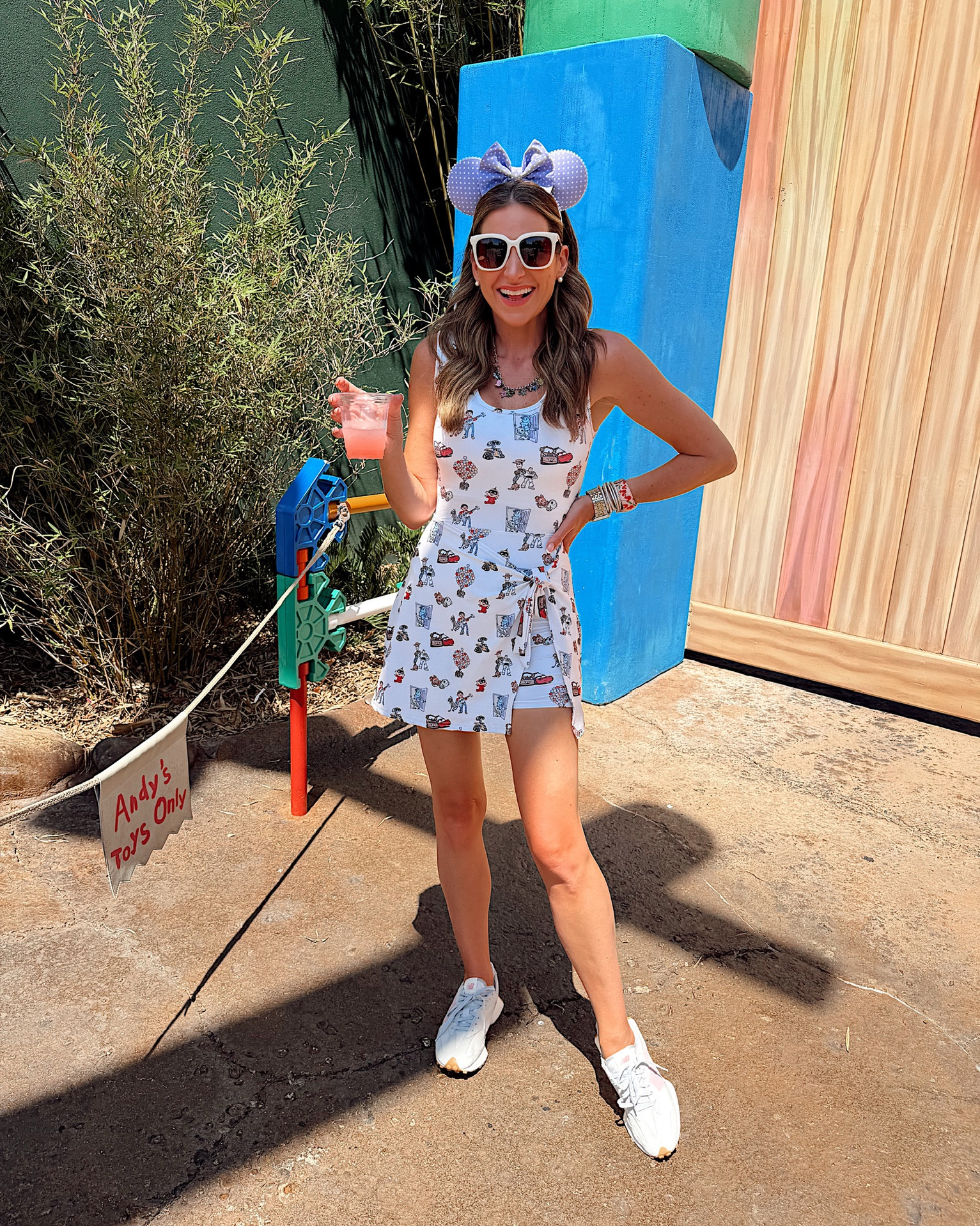 Today’s Walt Disney world park ootd! In a small Etsy dress, Etsy ears, sneakers, necklace, sunglasses and accessories from Amazon - all fits tts.

#LTKSeasonal #LTKootd #LTKTravel