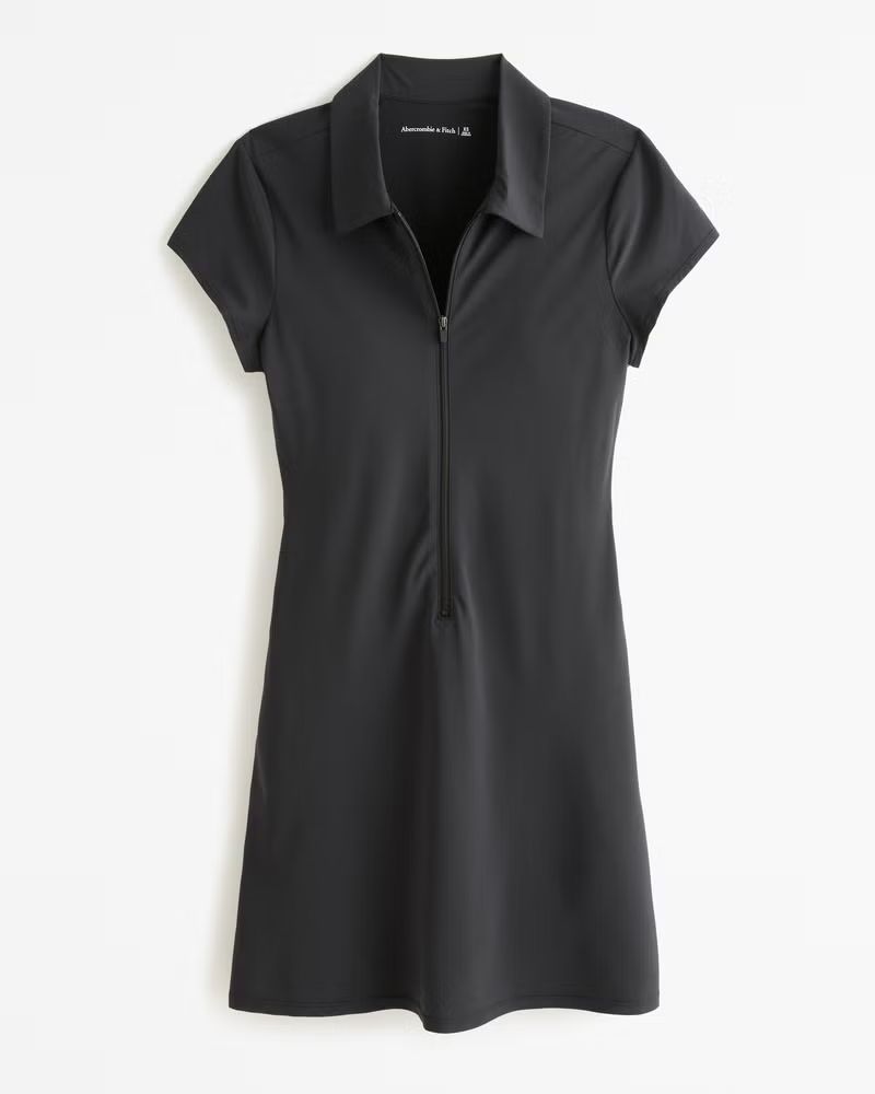 Women's Short-Sleeve Traveler Mini Dress | Women's Dresses & Jumpsuits | Abercrombie.com | Abercrombie & Fitch (US)