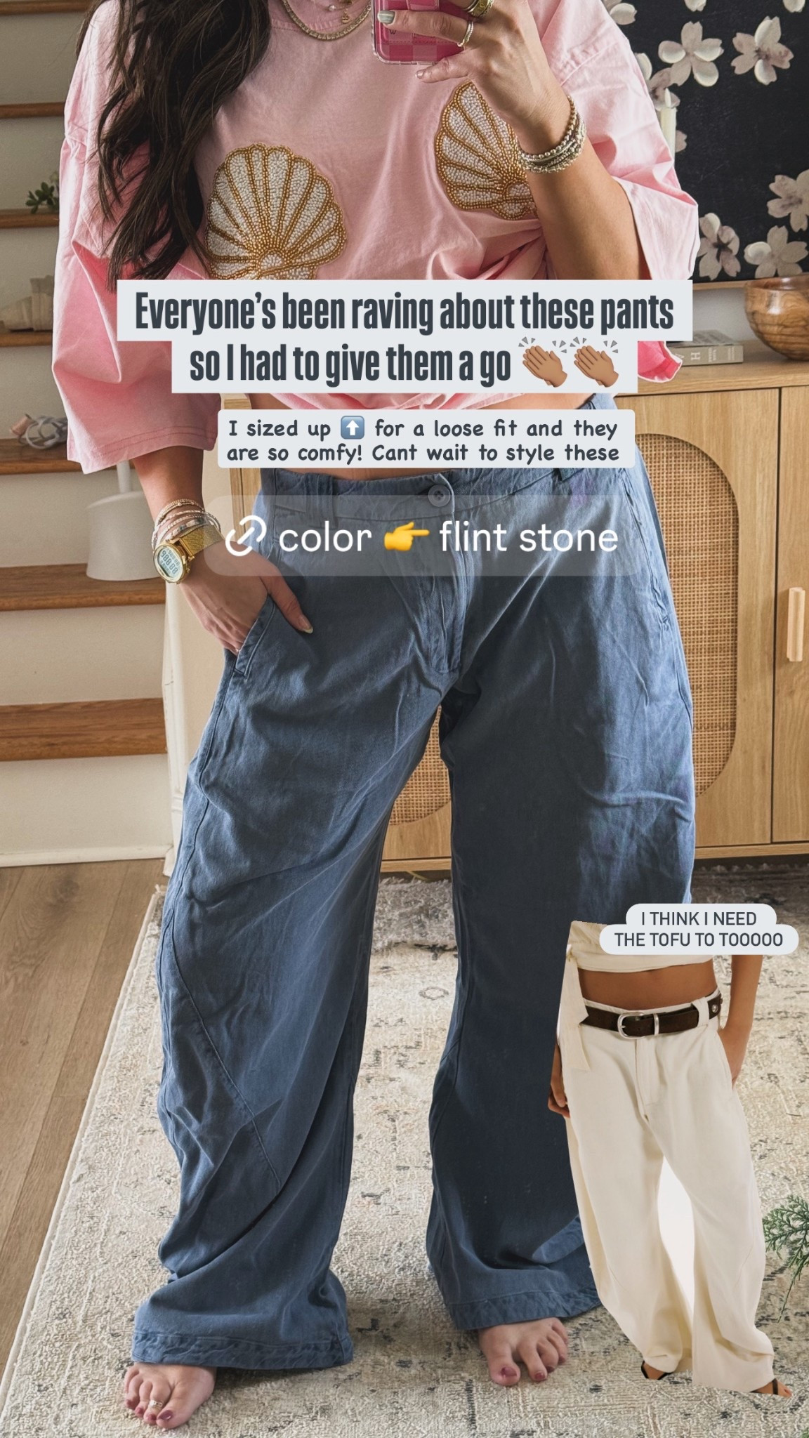 So excited about the new pants from free people 

I sized up to a 10 

#LTKmomlife #LTKootd #LTKOver40