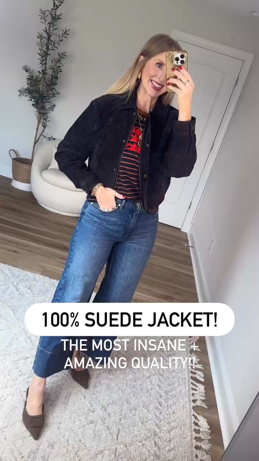 The most insane quality! This suede jacket from Walmart is 100% genuine suede
