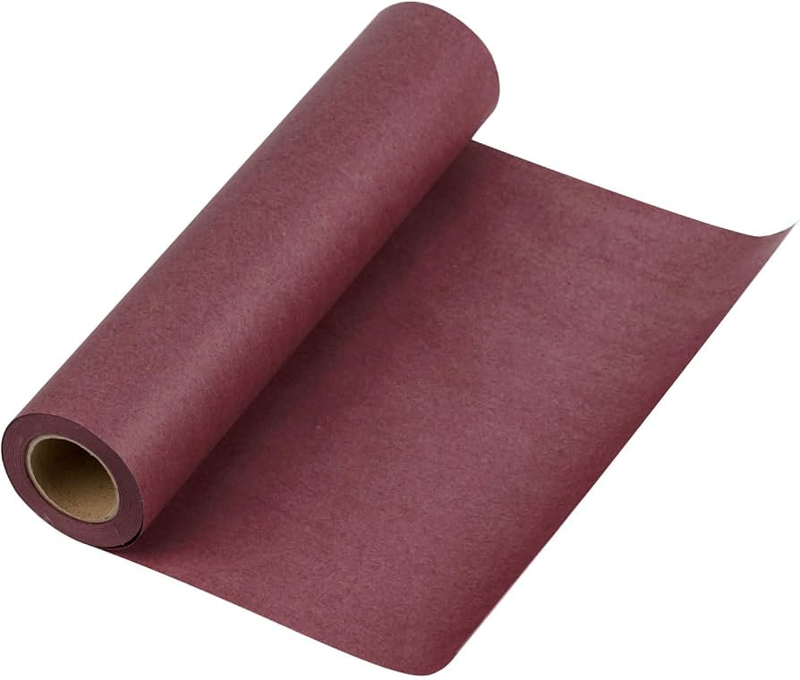 RUSPEPA Wine Red Kraft Paper Roll - 12 inches x 100 feet - Natural Recyclable Paper Perfect for C... | Amazon (US)