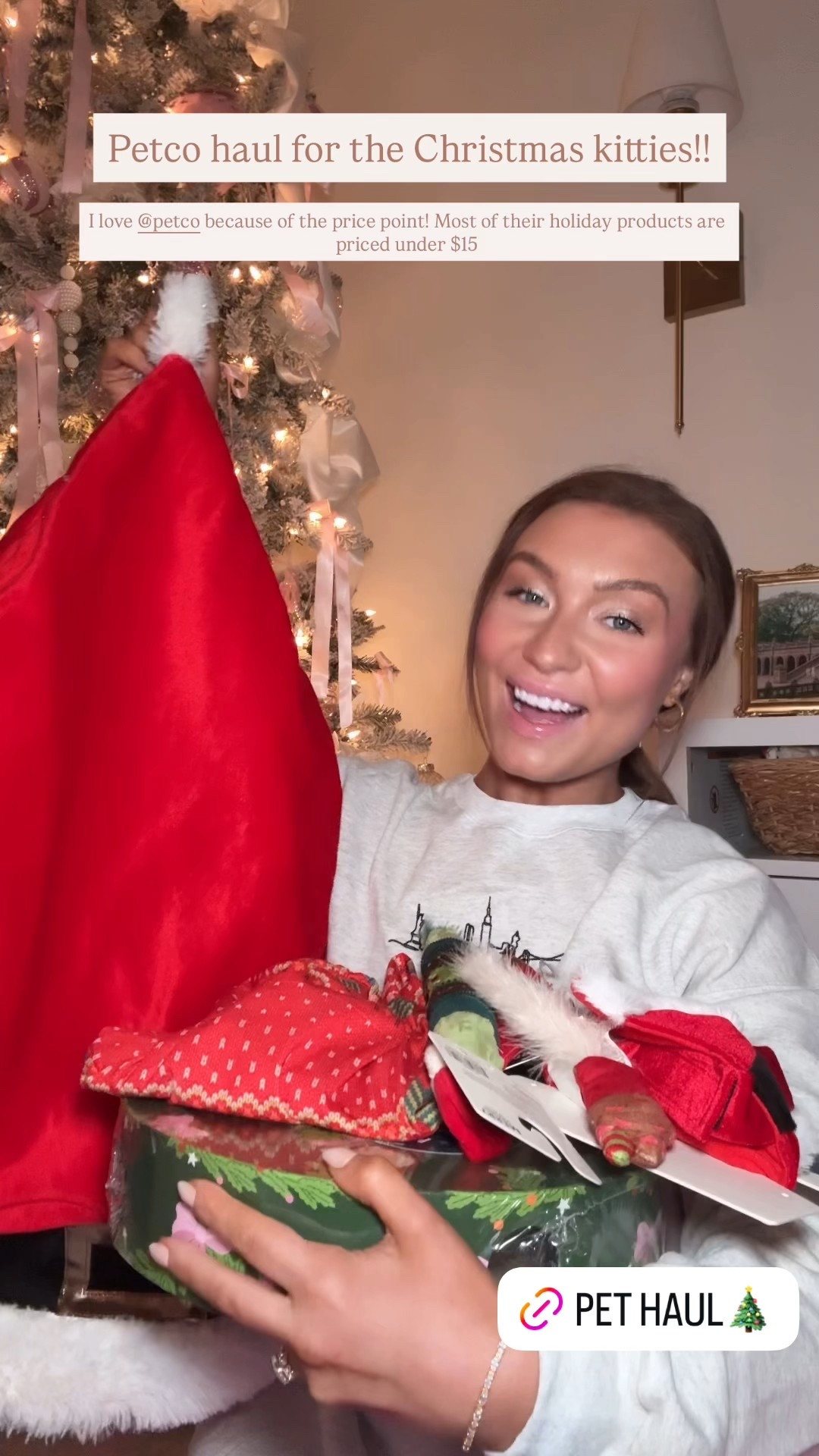 Unleashing the merry with Petco this season🎄🐾 Their new Merry Makings Holiday Collection is SO good (and has over 400 exclusive, on-trend pieces!) Most items are under $15 with picks starting at just $1.99. Perfect for stocking stuffers or spoiling your fur baby just because! Plus, last-minute girlies rejoice: Petco offers Buy Online, Pick Up In-Store and Same-Day Delivery, so you never have to stress about shipping deadlines again. @petco #PetcoPartner #ad

#LTKGiftGuide #LTKHoliday