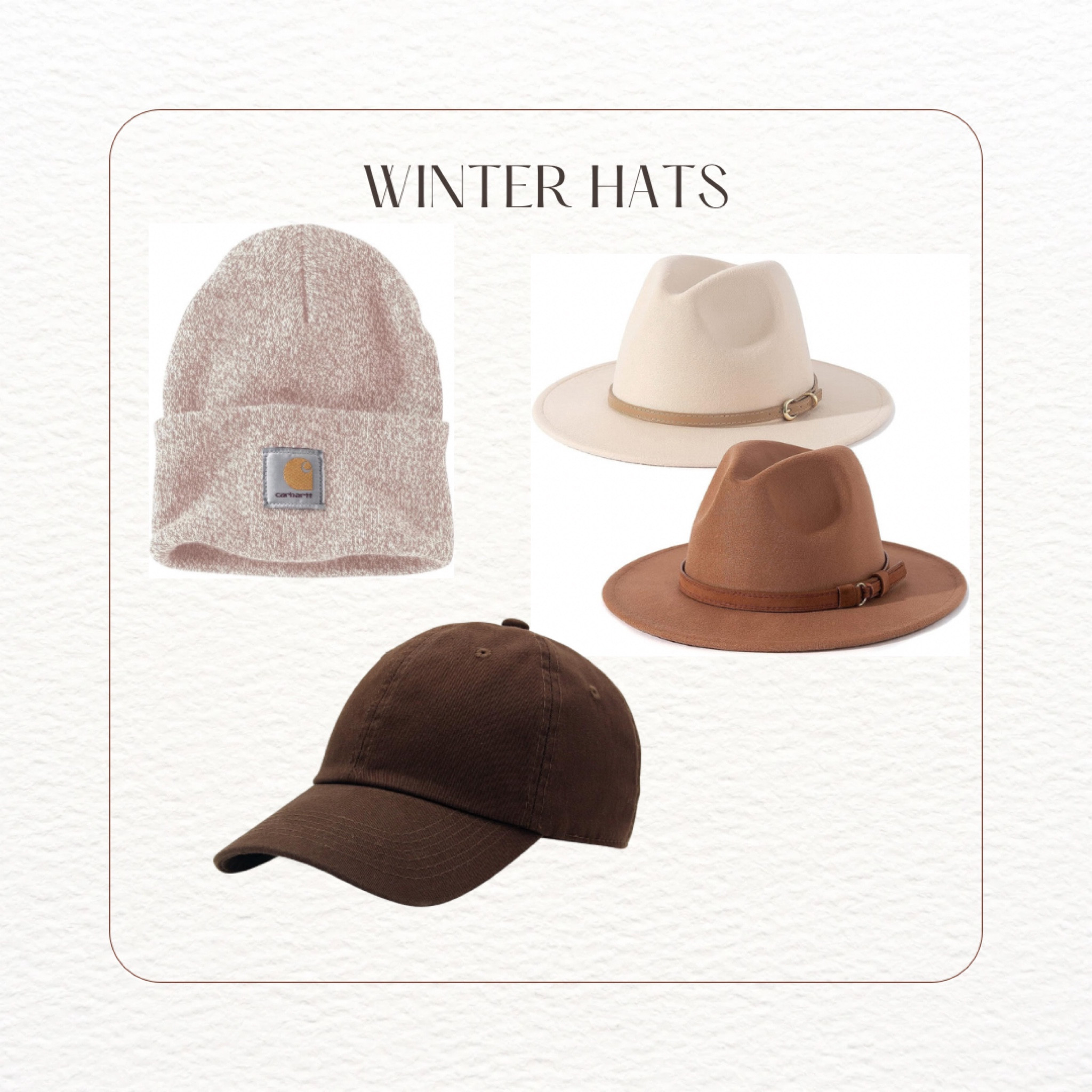 Winter hats from Amazon! 

#LTKSeasonal #LTKHoliday #LTKsalealert