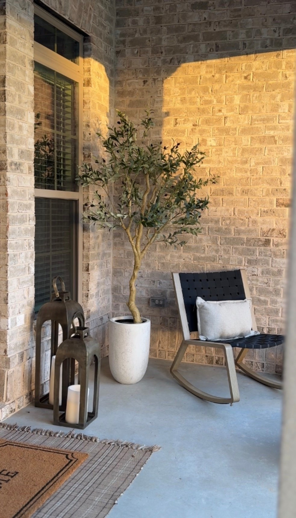 This faux olive tree looks so real! I've been looking for greenery that can handle full sun without the upkeep, and this one checks every box. It's UV-resistant, has a beautifully realistic trunk and leaves, and doesn't need watering or maintenance 🍃🤎 perfect for any corner that needs a little life

#LTKHome #LTKSaleAlert #LTKSeasonal