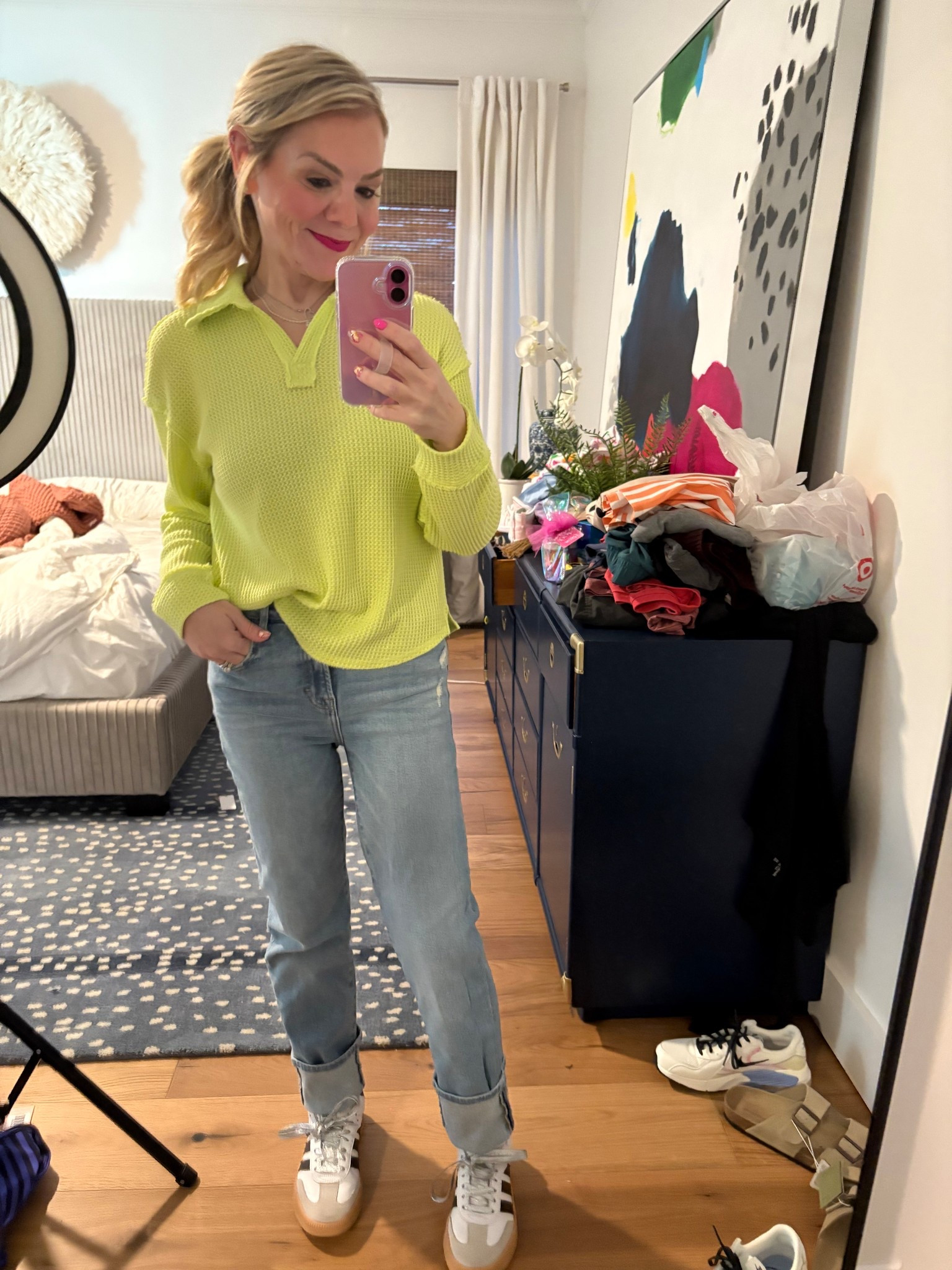 Perfect top for spring! Lightweight and colorful! 

#LTKShoeCrush #LTKStyleTip