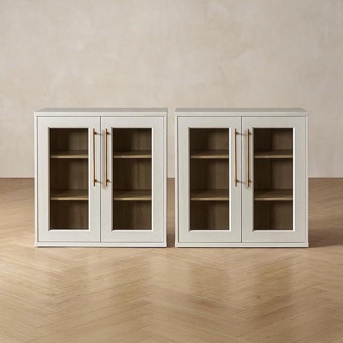 mopio Blake Storage Cabinet, Sideboard Buffet Cabinet with Storage, Small Modular Accent Display,... | Amazon (US)