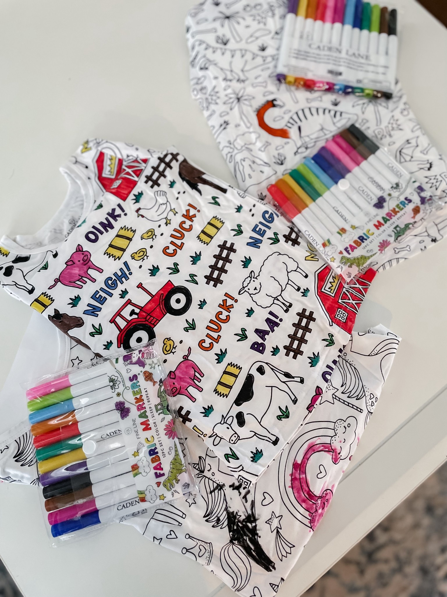 Caden Lane Colorable Pajamas! Two of my worlds just collided in the BEST WAY! How fun are these??

Made of bamboo, these pajamas from @cadenlane The Colorable Collection are SO soft and stretch to fit your kids for what seems like forever. Plus, the added creativity is a huge win in my book! 👏🏼

Check out all the different Colorable Pajama prints!

Girls’ Picks:
Roo - Jurassic Playground
Mo - Enchanted Unicorns
Fin - Barnyard Bash

#ad #kidspajamas #bamboopajamas #colorablepajamas


#LTKBaby #LTKKids #LTKFamily