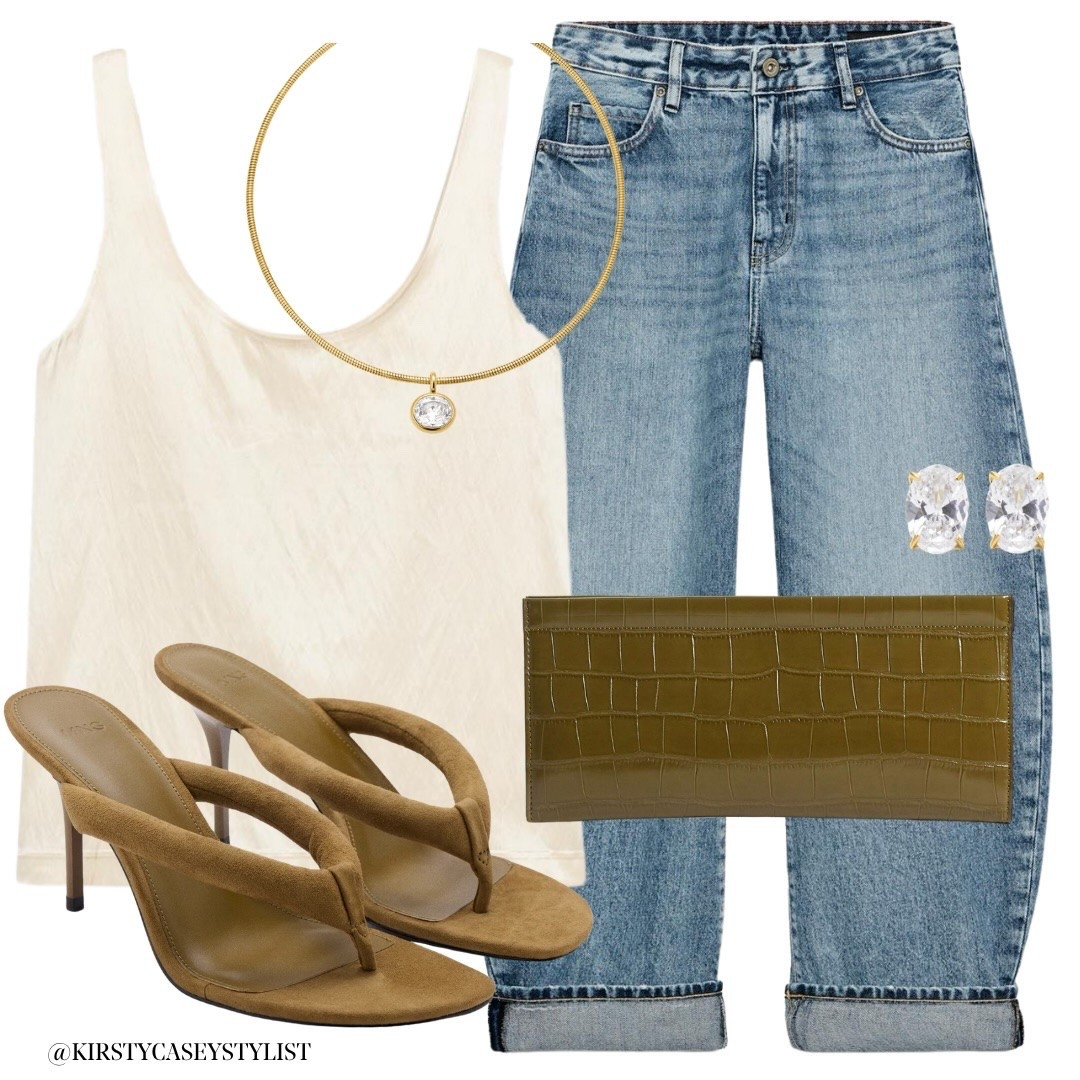 These shoes omg 10/10 🫒🫒

#outfitinspo #datenightoutfit #jeansandheels #ootdinspo #smartcasualstyle

#LTKautumn #LTKFashionMonth #LTKstyletip