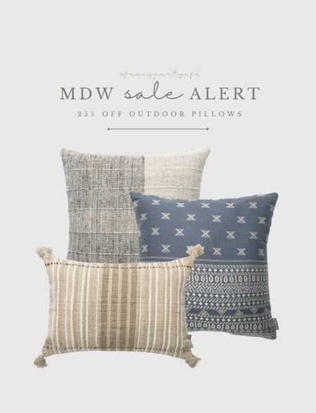 25% off outdoor pillows at McGee & Co!

Patio furniture

#LTKSeasonal #LTKsalealert #LTKunder100